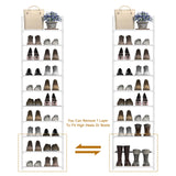 barsone Shoe Rack 10 Tiers, 20-25 Pairs Shoe Organizer Storage Shelf Stand Tower Shoe Rack, Space Saving Shoe Shelves Narrow Free Standing Shoe Rack for Closet Entryway Hallway Apartment Garage(White) barsone
