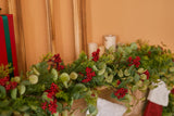 6.3FT Christmas 144 Branch Tips Cedar Garlands, Anna's Whimsy Seasonal Artificial Pine Cypress Greenery Garland, Christmas Decorations Holiday Indoor Outdoor Christmas Decor Winter Pine Garland Anna's Whimsy