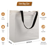 6pcs Sublimation Tote Bags Blanks,Sublimation Blanks Tote Bag Sublimation Totes Blank Tote Bags Bulk Canvas Tote Bags Sublimation Canvas Bags Blank Canvas Tote Bags Bulk Grocery Bag White Tote Bag KKSUBCA