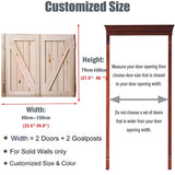 Swinging Doors Saloon Doors Wood Saloon Swing Doors, Kitchen Bathroom Hallway Barn Western Cafe Door,Bar Porch Entrance Counter Swinging Door(Natural,Height 28"_Width 36") CIKE
