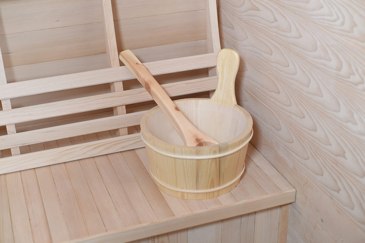 Eagle 2 Person Outdoor Traditional Sauna Generic