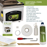 VacMaster VP220 Commercial Chamber Vacuum Sealer for Sous Vide, Liquids, Powders, Food Storage, 110V, Maintenance-Free Air Pump, Industrial Grade Vacuum Packaging Machine with 12.25” seal bar Vacmaster