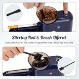NEWTRY Cigarettes Rolling Machine, Electric Tobacco Rollers with 4 Gears Adjustable, 1 Stirring Rod, 1 Brush(0.31’’) NEWTRY