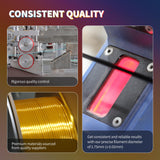 OVERTURE Glow PLA Filament 1.75mm 3D Printer Filament, 1kg Spool (2.2lbs), Dimensional Accuracy +/- 0.02 mm, Fit Most FDM Printer (Green (Glow in Dark)) OVERTURE