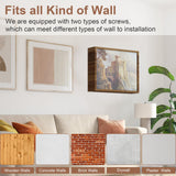 JBBTOOL Hidden Storage Box, Concealment Furniture Wall Safe Wooden Concealment Shelf for Wall with Picture Frame for Valuables or Secret Decor JBBTOOL