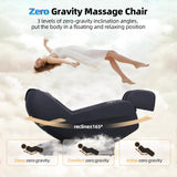 Massage Chair Full Body, Zero Gravity 3D SL-Track Shiatsu Massage Recliner Chair with Auto Modes, Airbag Massage, Wheels for Easy Movement, Compact Design for Quality Comfort, Black Msutree