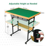 ALL4JIG 1500 Pieces Jigsaw Puzzle Board with Legs, 35.4"x26.4" Adjustable Puzzle Board for Adults, 3-Tilting Angles, Multi-Functional with 4+2 Drawers & Protective Cover ALL4JIG