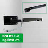 Skywin Retractable EV Charging Cable, EV Charger Cable Retractor Extender Up to 6 FT, Overhead Electric Vehicle Charging Station Wall Mount (Black) Skywin