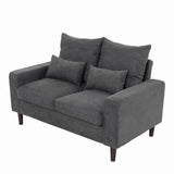 Panana 2 Seater & 3 Seater Fabric Corner Sofa Living Room Suite Set, Sofa Sets for Living Room, Grey Panana