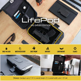 VAULTEK SIG SAUER Edition LifePod Secure Waterproof Travel Case Rugged Electronic Lock Box Travel Organizer Portable Handgun Case with Backlit Keypad (Biometric) VAULTEK