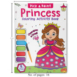 Princess: Pick and Paint Coloring Activity Book WoodArtSupply