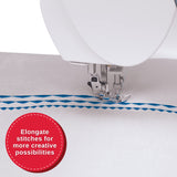 SINGER Quantum Stylist 9960 Computerized Sewing & Quilting Machine with Extension Table, Hard Case & Accessories | 600 Stitches, Lettering, LED Light, 1-Step Buttonhole & High-End Touch Controls SINGER