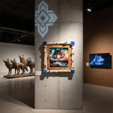 5D Diamond Art Kits for Adults Beginners, Wolf DIY Full Round Drill Diamond Painting Kits,Lake Forest Paint by Diamonds Dots Gem Art Easy,Home Wall Decor 14X14 Inch Acelii