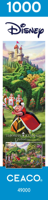 Ceaco - Thomas Kinkade - Disney - Queen of Hearts - 1000 Piece Jigsaw Puzzle Ceaco