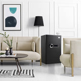 Tenamic Deluxe Biometric Fingerprint Safe Box Smart Touch Screen Fireproof Safe for Home Office Hotel 3.83 Cubic Tenamic