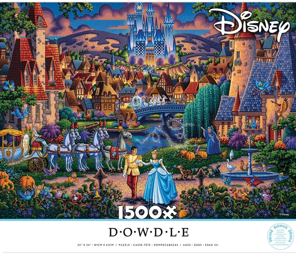 Ceaco - Disney - Dowdle - Cinderella's Enchanted Evening - 1500 Piece Jigsaw Puzzle Ceaco