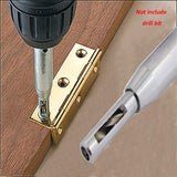 Eyech 4Pcs HSS Door Window Cabinet Self Centering Hinge Drill Bits Set Center Hinge Drill Bit Mill Tool for Opening Hole-5/64 Inch 7/64 Inch 9/64 Inch 11/64 Inch Eyech