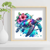EIBEILI Sea Turtle Diamond Painting Kits for Adults, Diamond Art Kits for Beginners DIY Full Drill Diamond Dot Gem Art Kit for Adults Wall Home Decor Arts Craft 13.8x13.8 inch EIBEILI