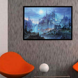 InGooooD- Tranquil Series- Castle in The Night- Basswood Jigsaw Puzzles 1000 Pieces for Adult Ingooood
