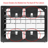 WEN Workbench with Storage and Akro-Mils Plastic Parts Storage Cabinet WEN