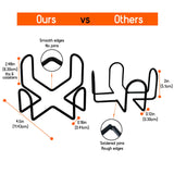 Ceramic Coaster Sets - 12 Round 4 Inch Glossy Non-Absorbent with Cork Backing & 2 Metal Stands - for Sublimate Printing live4art