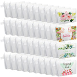 Saintrygo 40 Pcs Sublimation Makeup Bags Blank Canvas Bag DIY Heat Transfer Cosmetic Makeup Bags Sublimation Cosmetic Canvas Pouch for Travel Toiletry DIY Crafts(5 x 10 x 1.8 Inches) Saintrygo