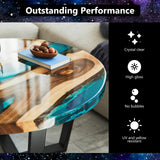 KISREL Epoxy Resin 82OZ - Crystal Clear Epoxy Resin Kit - No Yellowing No Bubble Art Resin Casting Resin for Art Crafts, Jewelry Making, Wood & Resin Molds(41OZ x 2) KISREL