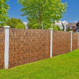 BeNsil Outdoor Privacy Fence 2ft 3ft 4ft 5ft 6ft High Reedhead Roll Balcony Privacy Screen Decorative Fences Privacy Screen Panels BeNsil