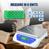 Sutekus Digital Scales 0.04oz to 55lbs - Precise Kitchen Scale for Cooking, Home & Postal Sutekus