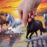 xigua Running Horse Jigsaw Puzzles for Adults 1000 Piece, Puzzles for Adults 1000 Piece Challenging Kids Teens Family Puzzle Game xigua