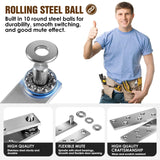 Door Pivot Hinges Heavy Duty Hinges for Max 300 lb Wood Doors & Hidden Door Bookcase & Secret Door,360 Degree Rotation Suemisi