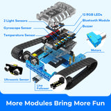 Makeblock mBot Ranger 3 in 1 Robotics for Kids Age 8-12, Coding Robot for Arduino Scratch Learning with Coding Box, 16 Coding Projects STEM Science Kit, Robot Toys Gift for Kids Ages 10+ Makeblock