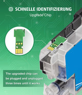 Kingjet LC401 Ink Cartridges Replacement for Brother LC401 Ink Cartridges Compatible with LC401 Ink Cartridges for Brother Printer MFC-J1010DW MFC-J1170DW MFC-J1012DW, 4PK（Black/Cyan/Magenta/Yellow Kingjet