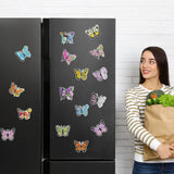 Umigy 16 Pcs Butterfly Diamond Art Magnets Kits for Refrigerator Butterfly Diamond Painting Magnets DIY Gem Art for Adults Beginners Crafts Home Fridge Decor Umigy