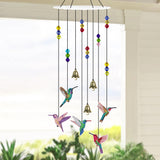 Vcekract Diamond Painting Kits, Hummingbird Diamond Art Wind Chimes, Diamond Art Kits for Adults, Adult Craft Kits for Garden Decor Vcekract