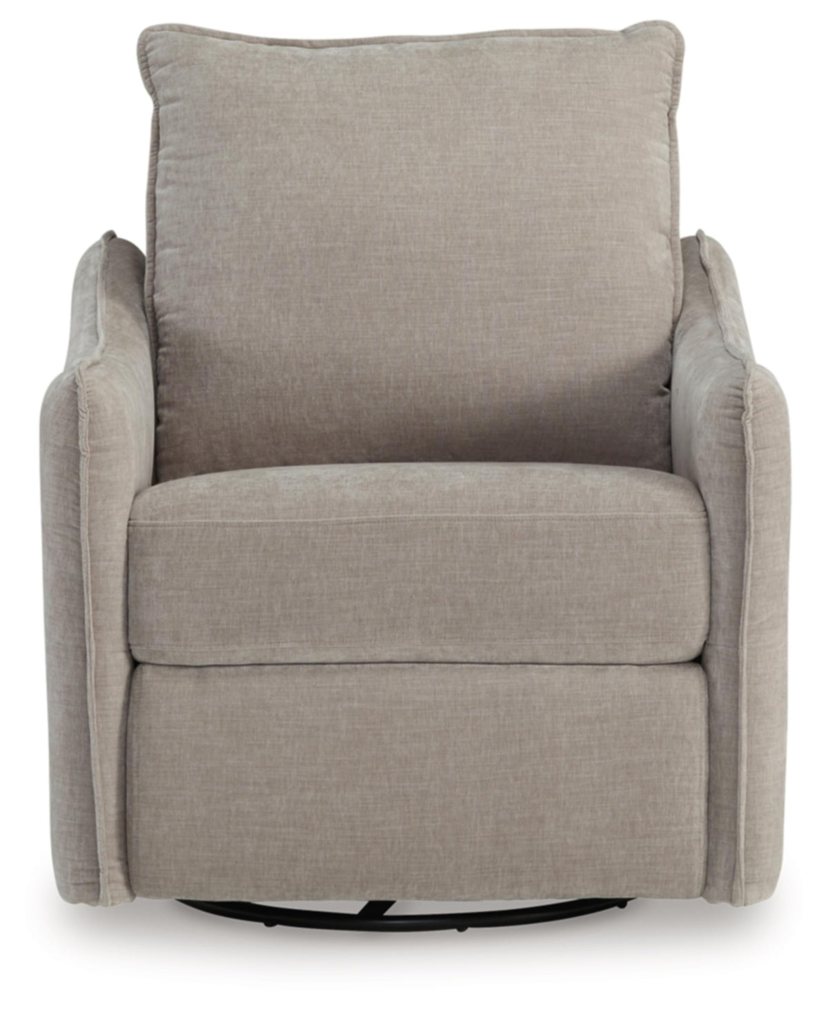 Signature Design by Ashley McBurg Contemporary Swivel Power Recliner with USB Ports, Light Gray Signature Design by Ashley