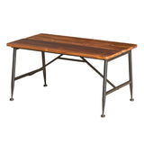 Christopher Knight Home Ocala Outdoor Industrial Wood Coffee Table with Iron Accents, Black / Antique Finish Christopher Knight Home