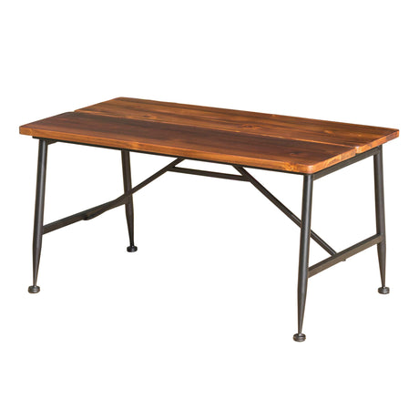 Christopher Knight Home Ocala Outdoor Industrial Wood Coffee Table with Iron Accents, Black / Antique Finish Christopher Knight Home