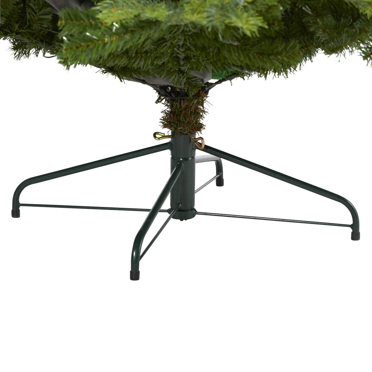 Nearly Natural 8ft. North Carolina Spruce Artificial Christmas Tree with 650 Clear Lights and 1303 Bendable Branches Nearly Natural