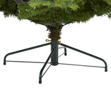 Nearly Natural 8ft. North Carolina Spruce Artificial Christmas Tree with 650 Clear Lights and 1303 Bendable Branches Nearly Natural