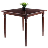 Winsome 94736 Mornay Dining Table, Walnut, 35" square Winsome