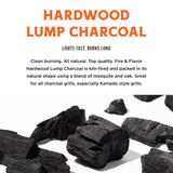 Fire & Flavor Premium All Natural Hardwood Lump Charcoal Fire & Flavor