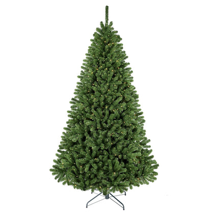 WBHome 5 Feet Christmas Tree, Pre-lit Premium Spruce Hinged Artificial Christmas Tree with 200 Lights, 539 Branch Tips