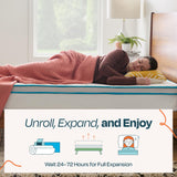 Linenspa 10 Inch Memory Foam and Spring Hybrid Mattress - Medium Feel - Bed in a Box - Quality Comfort and Adaptive Support - Breathable - Cooling - Perfect for a Guest Bedroom - King Size Linenspa