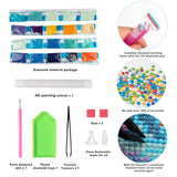 JISHSHAY Animal Jungle Diamond Painting Round Drill Diamond Art Round Beads Gem Art Gem Painting Mosaic Kits for Adults Embroidery Kit Jigsaw Puzzles Paint by Numbers Wall Decor 40×50cm/15.75×19.69in JISHSHAY