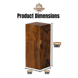 IECAP LLC Hardwood Ironwood Blanks, Exotic Wood – Woodchucks Wood – Hardwood Lumber – Natural Wood for DIY Crafts – Ironwood Lumber Turning Blanks – Size 5 x 2 x 2 inches – Pack of 1 IECAP LLC