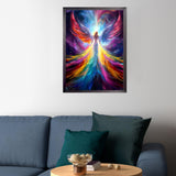 CEOVR Angel Diamond Painting Kits for Adults, 5D Full Drill Fairy Diamond Art Dots DIY Gem Art, Adult Crafts Kits Arts and Crafts, Wall Decor for Home Office 12x16in CEOVR