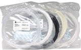 Polymaker Sample Box 4: 2.85mm PC Filament Samples - Clear, Tough, FR, ABS, PBT in Random Colors, 5x50g - Compatible with 2.85mm 3D Printers POLYMAKER