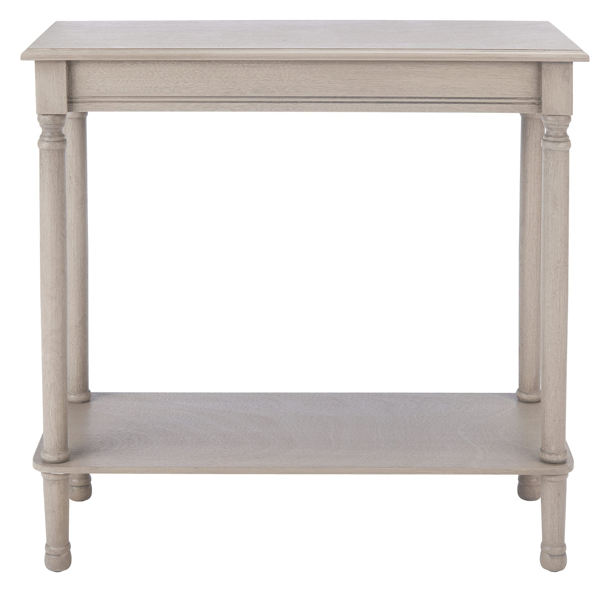 Safavieh Home Collection Tinsley Greige Rectangular Bottom Shelf Console Table Safavieh
