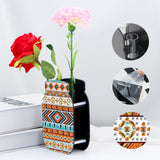 MVVMTOP 5D Diamond Art Painting Kit Vase, DIY Adult Shaped Diamond Acrylic Double-Sided Diamond Painting Multi Pattern Vase Handmade Crafts, Suitable for Home Living Room Desktop Decoration MVVMTOP